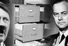 Alfred Rosenberg (th) var Hitlers nære rådgiver, og han efterlod sig enrme mængder af arkivmateriale.