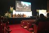 Undervejs i barbershoppen og den efterfølgende konference Womenomics i Tivoli var flere indslag blandt andet prisoverrækkelser, opera og oplæg fra forskellige virksomheder.Foto: Sille Wulff Mortensen