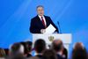 Præsident Vladimir Putin ved den årlige tale i parlamentet. Foto: Maxim Shemetov/Reuters