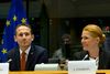 Danmarks udenrigsminister Kristian Jensen i selskab med udlændingeminister Inger Støjberg.