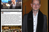 Øverst til venstre Kristian Jensen (V), der på en video roser Kopenhagen Fur til et show i Messecenter Herning. Nederst ses en statusopdatering fra Lars Løkke Rasmussen (V), der roser Kopenhagen Fur på sin Facebook-profil. Til højre ses Torsten Schack Pedersen iført minkstola. Foto fra Torsten Schack Pedersens Flickr-profil