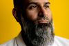Den 49-årige muslimske præst Anjem Choudary blev i retten fundet skyldig i at opfordre til støtte til IS, og det samme gjorde en af hans nærmeste medarbejdere. Foto: Peter Hove Olesen