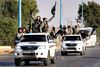 Islamisk Stat fejrede sidste år – her i Raqqa i det nordlige Syrien – udråbelsen af et kalifat i dele af Syrien og Irak. Arkivfoto: AP