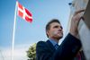 Kristian Thulesen Dahl gik på scenen ved Folkemødet på Bornholm for blandt andet at meddele, at DF er klar til regeringsansvar, hvis partiet beholder sin nuværende styrke efter et folketingsvalg. Foto: Cicilie S. Andersen/Polfoto
