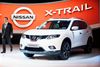Den nye Nissan X-trail, der kommer til Danmark i sommeren 2014, ser vellykket ud med sine runder former. Foto: Newspress