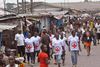 Ebola-smitten har spredt panik over hele Vestafrika som her i Liberias hovedstad, Monrovia. Ifølge WHO kan op mod 20.000 blive smittet og flere end 10.000 dø. Foto: AP