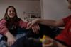 Tatyana Rodchenko er flygtninge fra Ukraine og er i øjeblikket privat indkvarteret hos Katharina og Jacob Overgaard i Hørning. I starten fik værtsfamilien ingen økonomisk støtte til de i alt seks ukrainiere, som bor hos dem. Foto: Liv Møller Kastrup