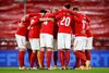 Nations League i Parken: Danmark - Island. Landsholdet inden kampen.