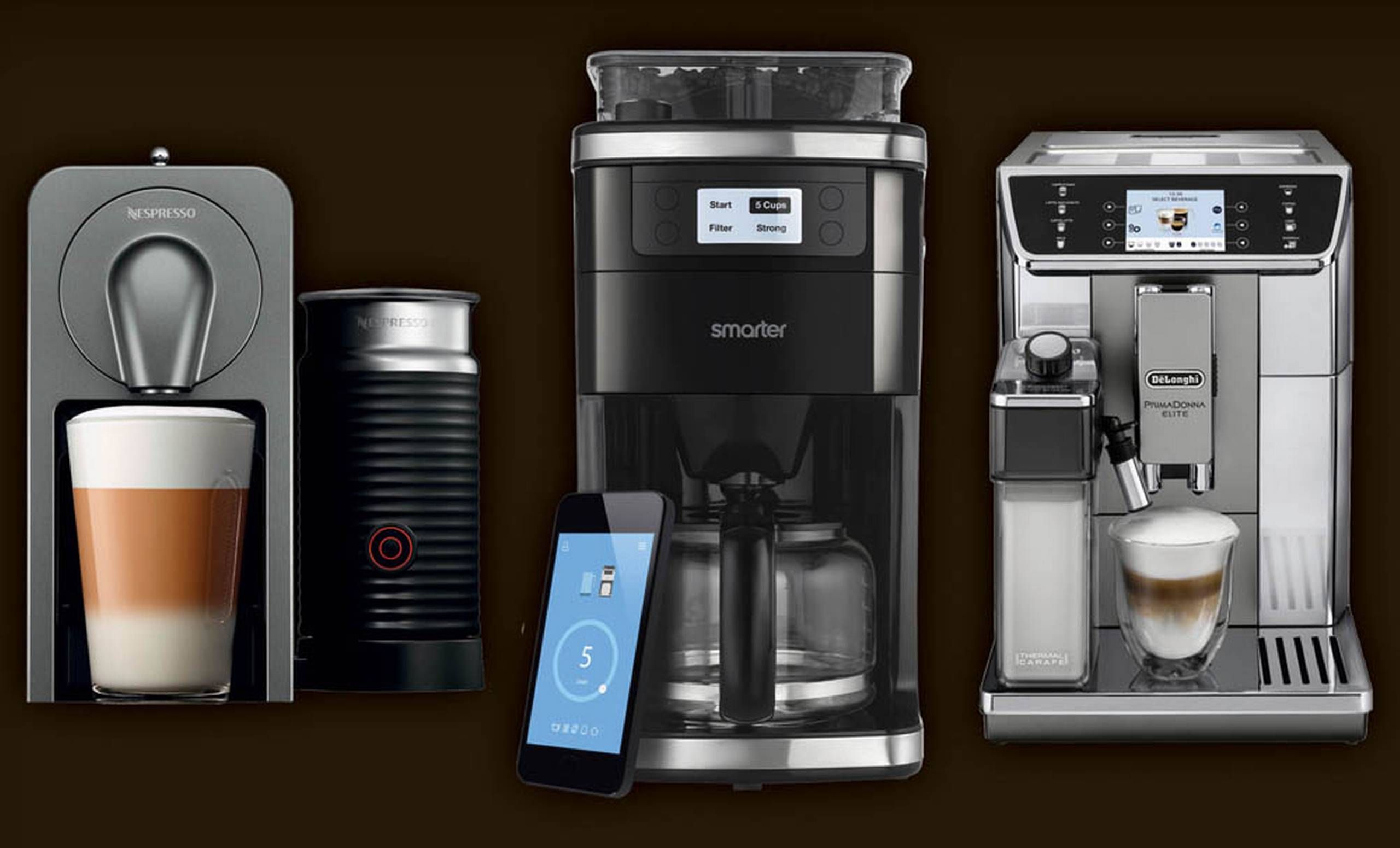 hellige uregelmæssig Thriller Test: Smarte kaffemaskiner