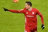 Soccer Football - Bundesliga - Bayern Munich v VfL Wolfsburg - Allianz Arena, Munich, Germany - December 16, 2020 Bayern Munich's Robert Lewandowski celebrates scoring their first goal Pool via REUTERS/Lukas Barth-Tuttas DFL regulations prohibit any use of photographs as image sequences and/or quasi-video.