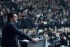 Lederen af Syriza Alexis Tsipras taler ved et møde i Athen.