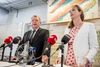 Lars Løkke Rasmussen og Merete Riisager pæsenterede regeringens skoleudspil på Lillevang Skole i Allerød. Foto: Mads Claus Rasmussen/Ritzau Scanpix