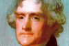 USA's tredje præsident, Thomas Jefferson, ville have en så lille stat som muligt. Maleriet her er fra 1805 og er malet af Gilbert Stuart.
