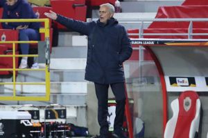 José Mourinho havde ikke meget at være tilfreds med i Antwerpen. Foto: Yves Herman/Reuters
