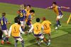 Japan leverede en massiv overraskelse, da holdet vandt 2-1 over Tyskland. Foto: Molly Darlington/Reuters