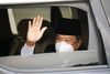 Malaysias regering under ledelse af premierminister Muhyiddin Yassin har meddelt, at den træder tilbage. Premierministeren er her på vej til kongen for at indgive sin afskedsbegæring. Foto: Lim Huey Teng/Reuters