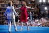Hillary Clinton og datteren Chelsea Clinton. Foto: Andrew Harnik/AP.