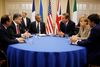 Danmark bliver del af det fine selskab i en kernekoalition dannet af USA med bl.a. Tyskland, Frankrig og Storbritannien. Her ses nogle af landenes regeringesledere til Nato-topmøde i Wales.