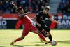 FC Midtjyllands Filip Novak, til højre, er en af de spillere, som Midtjylland har hentet til truppen efter at have søgt i Smartodds. Foto: Gregers Tycho
