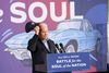 Joe Biden, der her ses føre valgkamp i Cleveland i Ohio, kunne ikke hente Ohio og Iowa tilbage i Demokraternes fold. Arkivfoto: Kevin Lamarque/Reuters