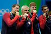Fire amerikanske svømmere har under OL i Rio påstået, at de i sidste uge blev udsat for et væbnet røveri. Men ifølge brasiliansk politi er det en opdigtet historie. Foto: Matt Slocum/AP