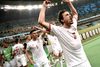 Danmark var bookmakernes favorit til at vinde over Tjekkiet og gå videre til semifinalen i EM. Onsdag aften skal danskerne derimod slå oddsene, hvis de skal vinde over England. Her ses målscoreren til 1-0 i kvartfinalen mod Tjekkiet, Thomas Delaney, juble efter kvartfinalesejren i Baku, Aserbajdsjan. Foto: Lars Poulsen/Polfoto.