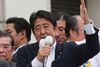 Japans premierminister, Shinzo Abe, fortalte torsdag sit parlament, at Nordkorea kan være i stand til at montere kemisk våben på missiler. Arkivfoto: Koji Sasahara/AP
