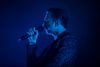 Forsanger Dave Gahan under Depeche Mode-koncerten i Parken i maj 2017.