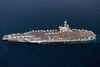 USS George H.W. Bush fotograferet i forbindelse med navngiverens fødselsdag.