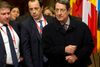Cyperns præsident, Nikos Anastasiades (til højre), har gjort det klart, at han ikke har tænkt sig at give sig iforhold til Tyrkiet-aftale.