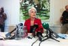 Annette Vilhelmsen meddelte torsdag på et pressemøde, at hun trækker sig fra formandsposten.