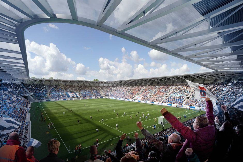 Der er fuld fart på planerne om byggeriet af det nye Aarhus Stadion til 650 mio. kr. Et væsentligt krav til det nye stadion har været at forbedre tilskueroplevelsen, når aarhusianerne skal se "de hviie" sejre på hjemmebane.