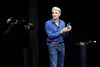 Apple præsenterede tirsdag tre nye smartphones, heriblandt den nye iPhone X, der benytter ansigtsgenkendelse som metode til at låse telefonen op. Foto: Marcio Jose Sanchez