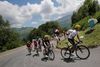Den 24-årige colombianske klatrer Nairo Quintanai i spidsen for feltet under Tour de France 2013, hvor han fik sit endelige gennembrud, da han sluttede som nummer to i løbet. Han var reelt den eneste trussel mod en ellers suveræn Chris Froome. Foto: Christophe Ena/AP