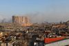 En stor eksplosion tirsdag eftermiddag har efterladt dele af Beirut i ruiner og kostet mindst 100 mennesker livet. Omkring 4000 er meldt såret. Foto: Mohamed Azakir/Reuters