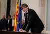 Carles Puigdemont har bedt det catalanske parlament om at samles for at diskutere den spanske regerings tiltag. Foto: Manu Fernandez/AP