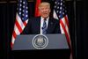 »Denne onde ideologi må udslettes, og jeg mener totalt udslettes,« sagde USA's præsident, Donald Trump tirsdag efter terrorangrebet i Manchester. Foto: AP