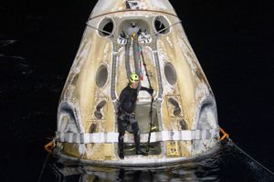 Syv astronauter er tilbage på ISS - deriblandt fire personer, som ankom med et andet SpaceX- rumfartøj i sidste uge.