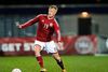 Jens Jønsson i landskampen mod USA tirsdag den 31. marts. Danmark vandt 1-0 over USA på mål af Andreas Cornelius. Foto: Lars Poulsen/Polfoto