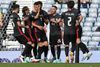 Croatia's forward Ivan Perisic (C) celebrates with teammates after scoring the equaliser during the UEFA EURO 2020 Group D football match between Croatia and Czech Republic at Hampden Park in Glasgow on June 18, 2021. (Photo by Robert Perry / POOL / AFP)