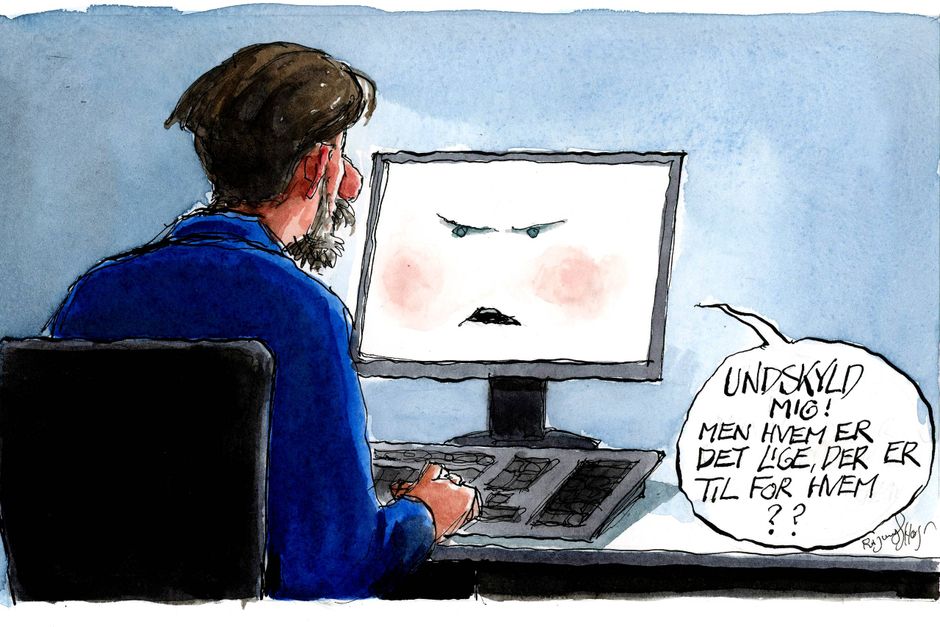 En fuldstændig triviel handling som at købe en bog i en onlineboghandel ekskluderer mig på grund af et digitalt loginsystem, som ikke er et krav, men et tilbud til mig, og som jeg helt lovligt har fravalgt. 