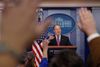 Trumps talsmand, Sean Spicer, gentager beskyldninger mod Obama og briterne. Foto: Pablo Martinez Monsivais/AP
