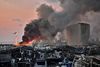 Mindst 100 mennesker er afgået ved døden efter eksplosionen, som har fået landets myndigheder til at anmode om støtte. Foto:AFP