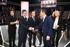 Mandag mødtes kandidaterne til det franske præsidentvalg for første gang til en debat. Fra venstre er det Francois Fillon, Emmanuel Macron, Jean Luc Melenchon, Marine Le Pen og Benoit Hamon. Foto: Eliot Blondet/ABACAPRESS.COM