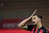 Zlatan Ibrahimovic brændte et straffespark, da Milan spillede 2-2 mod Verona søndag. Foto: Miguel Medina/Ritzau Scanpix