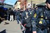 Den afdøde HA-rocker var en af de 80 personer, som blev anholdt under torsdagens aktion mod hashsalget på Christiania. Foto: Mik Eskestad