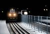 Mellem perronerne på stationen i Københavns Lufthavn er opsat et hegn, så passagerer tvinges til at gå gennem id-kontrollen i afgangshallen, hvis de vil videre til Sverige. Foto: Jens Henrik Daugaard
