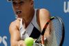 Caroline Wozniacki og en lang række andre topspillere kunne ikke forestille sig at stille op til et interview midt under en kamp, som Coco Vandeweghe gjorde. Foto: Charles Krupa/AP