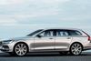 Den nye Volvo V90 er elegant og med en anseelig længde på 4,96 meter. Fotos: Volvo