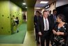 Statsminister Lars Løkke Rasmussen har tidligere besøgt Søndervangskolen i Aarhus, hvor størstedelen af eleverne har udenlandsk baggrund. Skoleleder Rani Hørlyck viste ham rundt. Foto: Morten Lau-Nielsen
